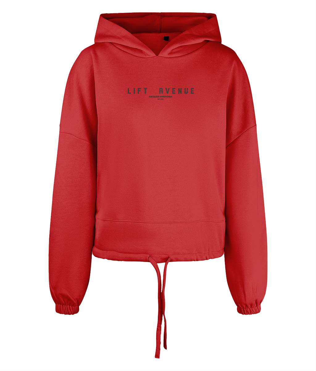 Women's Cropped Oversized Hoodie