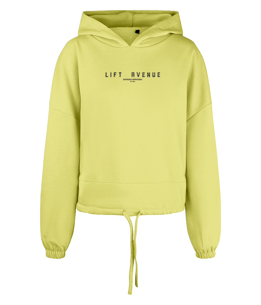 Women's Cropped Oversized Hoodie