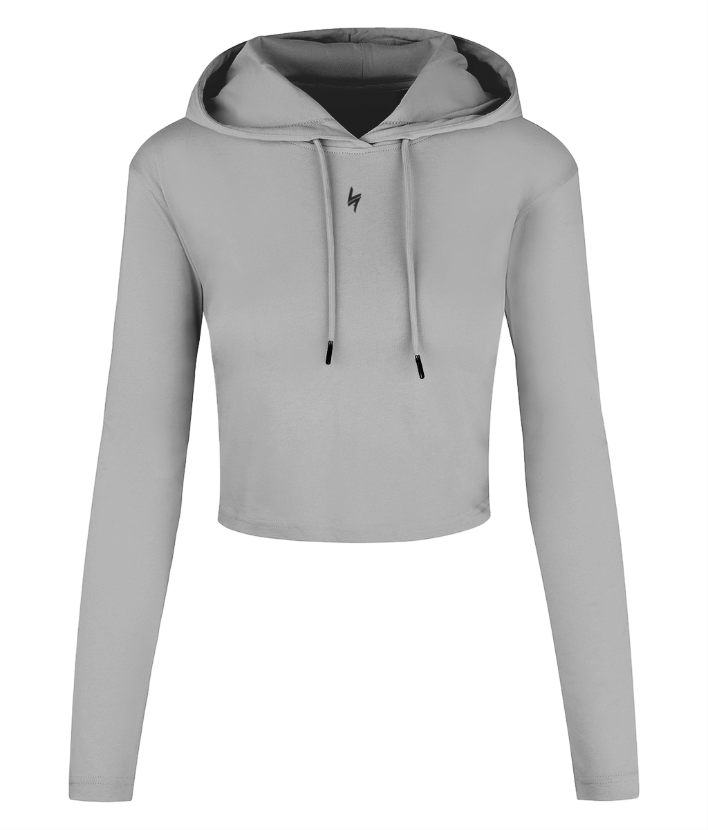 Original Women's Hooded Crop Top