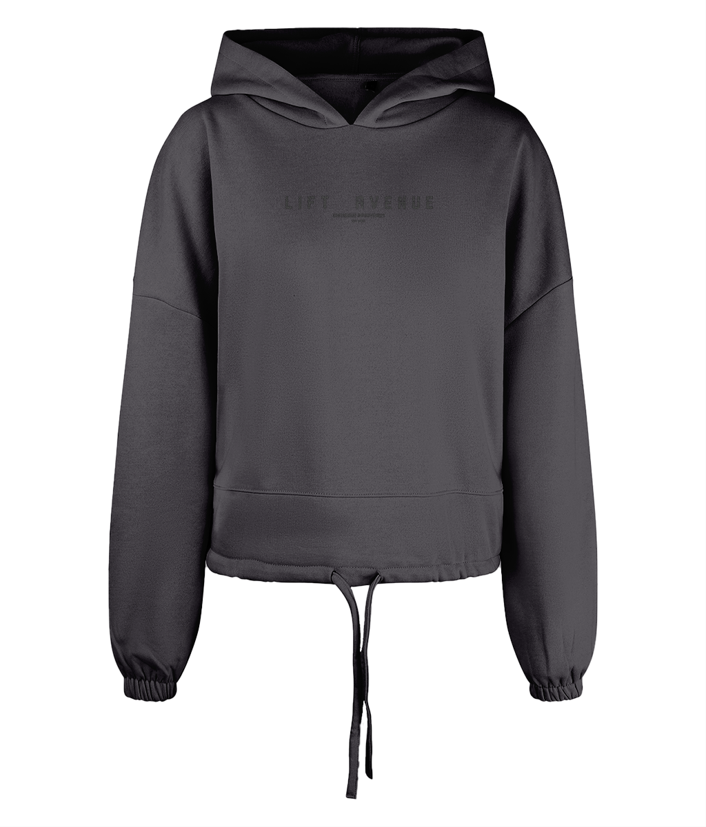 Women's Cropped Oversized Hoodie