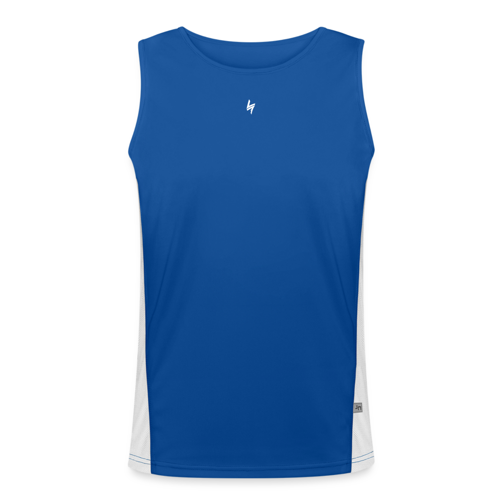 Performance Contrast Tank Top - royal/white