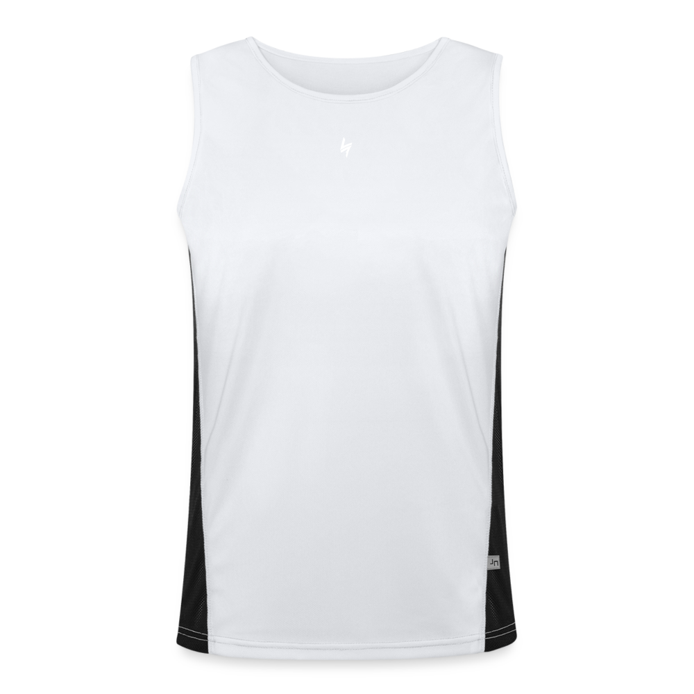 Performance Contrast Tank Top - white/black