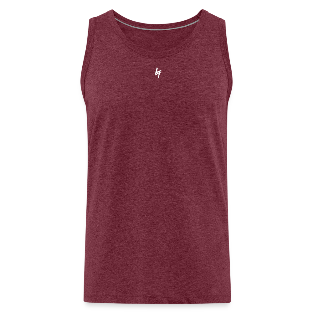 Men’s Vintage Tank Top - heather burgundy