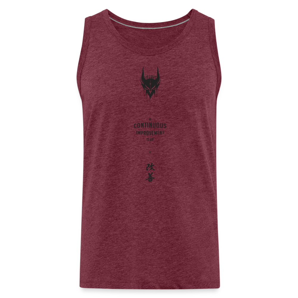 Kaizen Club Tank Top - heather burgundy