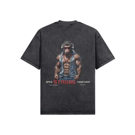 Gym Monke Oversized Snow Wash T-Shirt