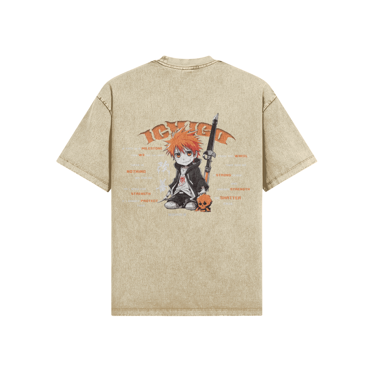 Baby Ichigo Oversized Snow Wash T-Shirt