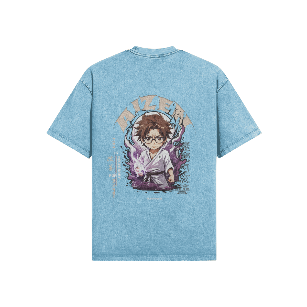 Baby Aizen Oversized Snow Wash T-Shirt