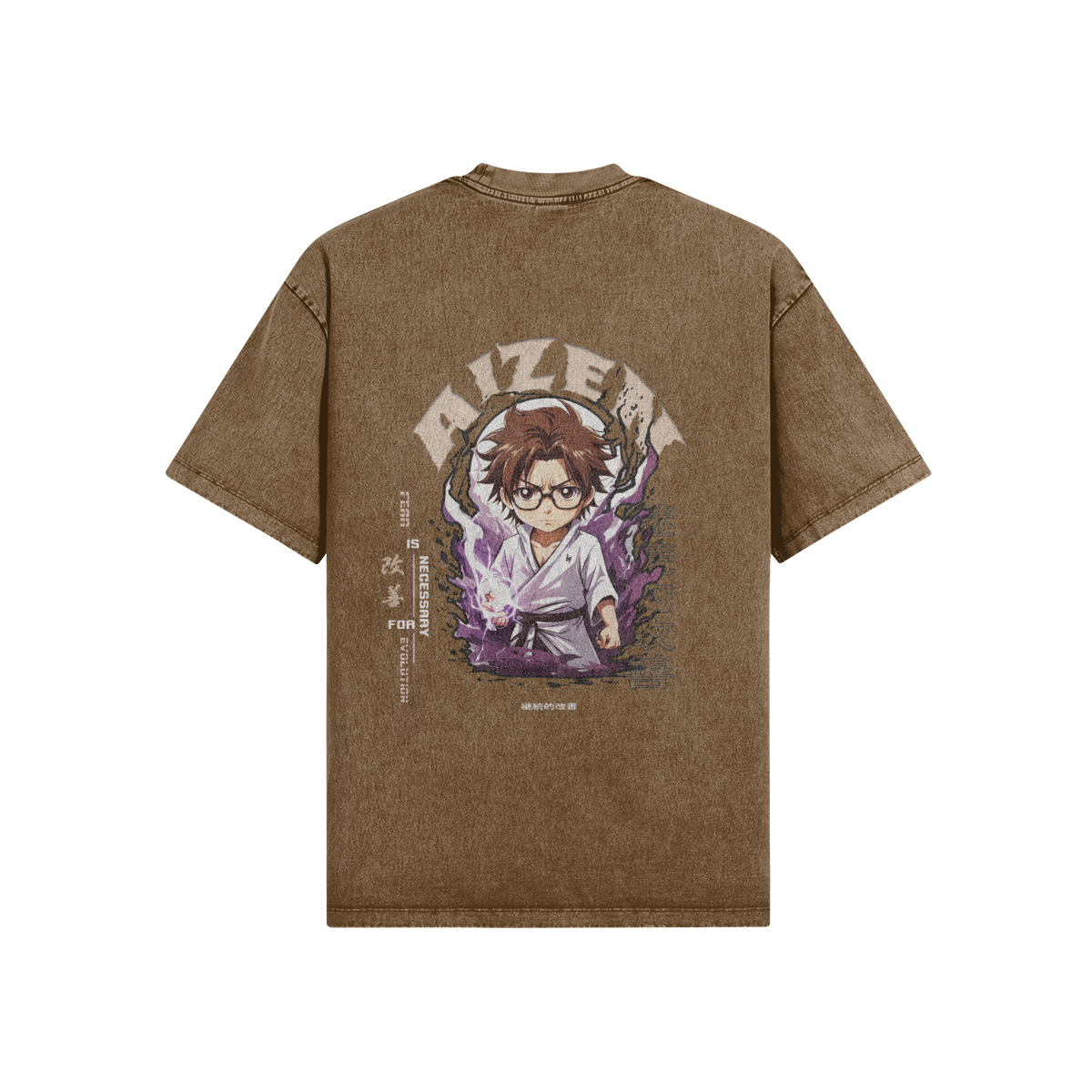 Baby Aizen Oversized Snow Wash T-Shirt